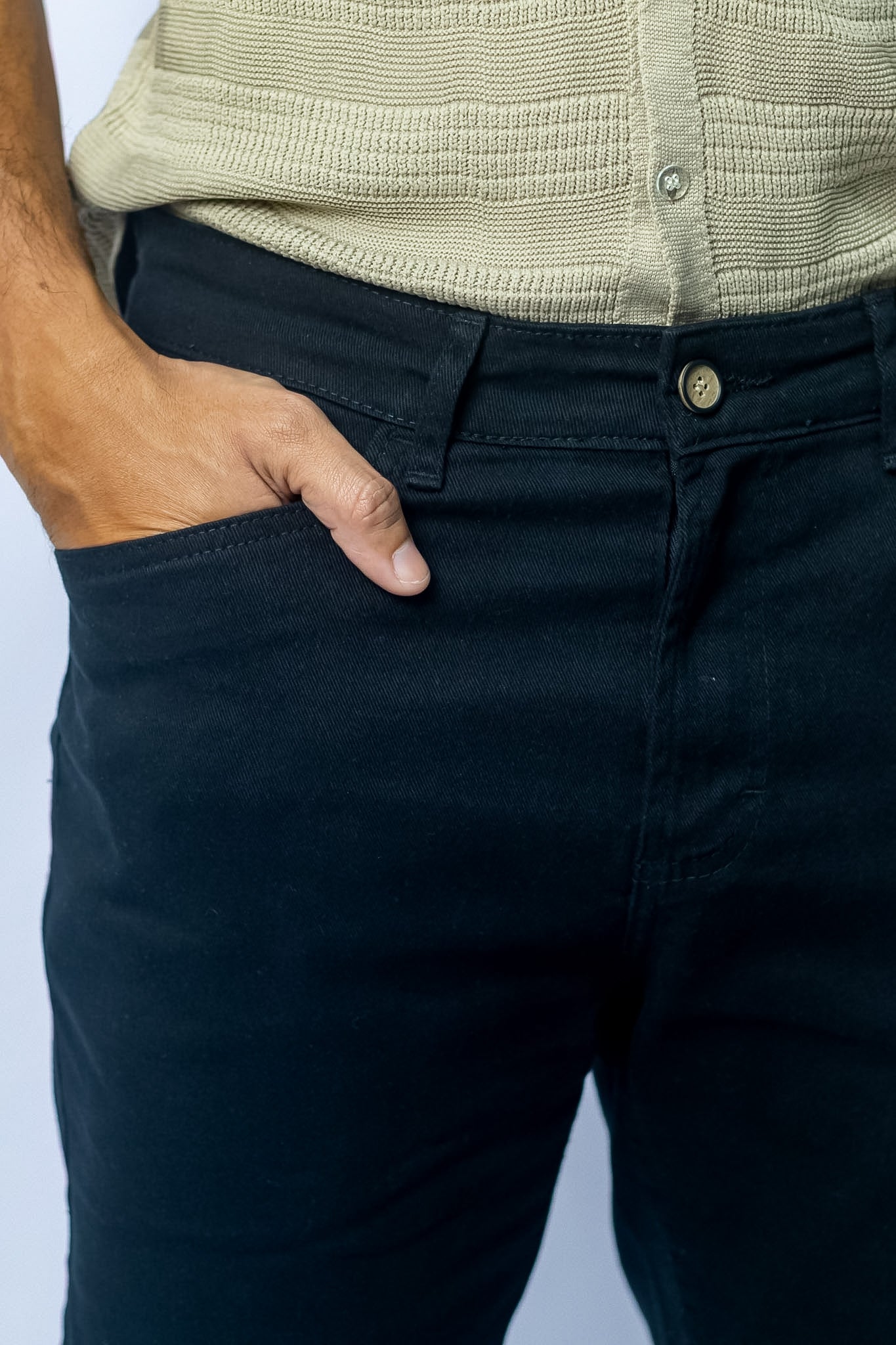 Calça Jeans Slim Bolso Aviador Oborn
