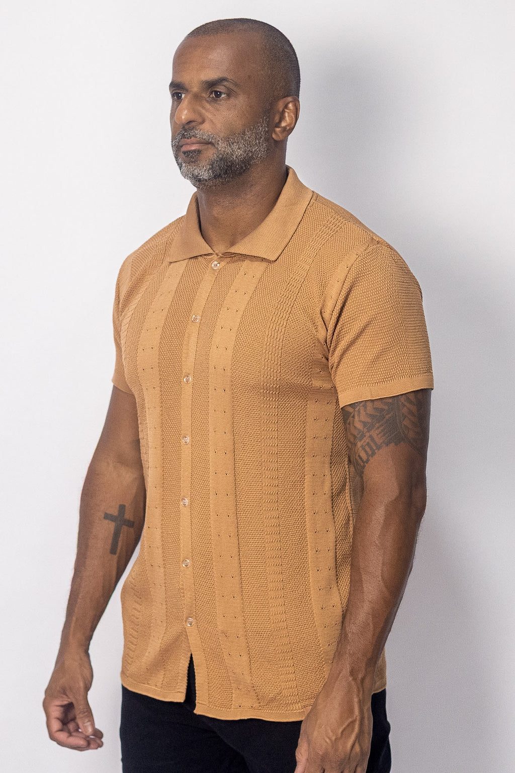 Camisa Polo Tricô Manga Curta Oborn