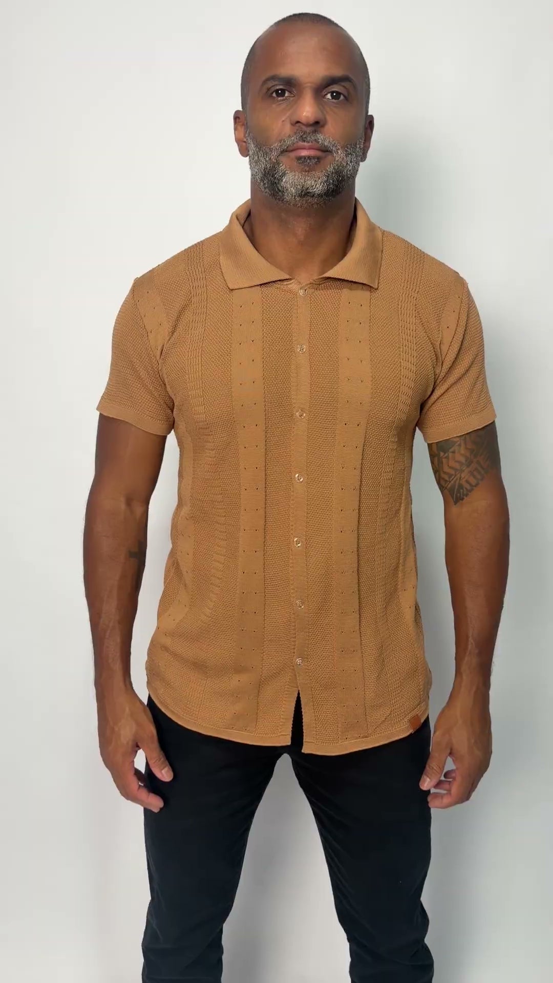 Camisa Polo Tricô Manga Curta Oborn