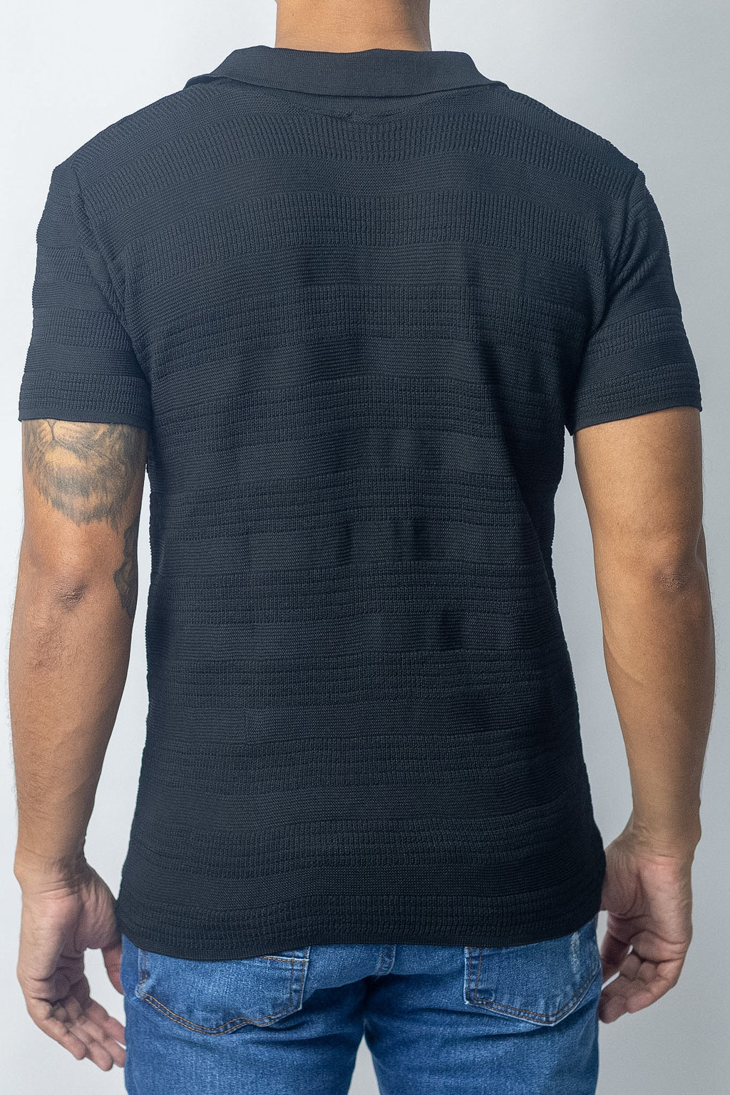 Camisa Polo Tricô Manga Curta Oborn