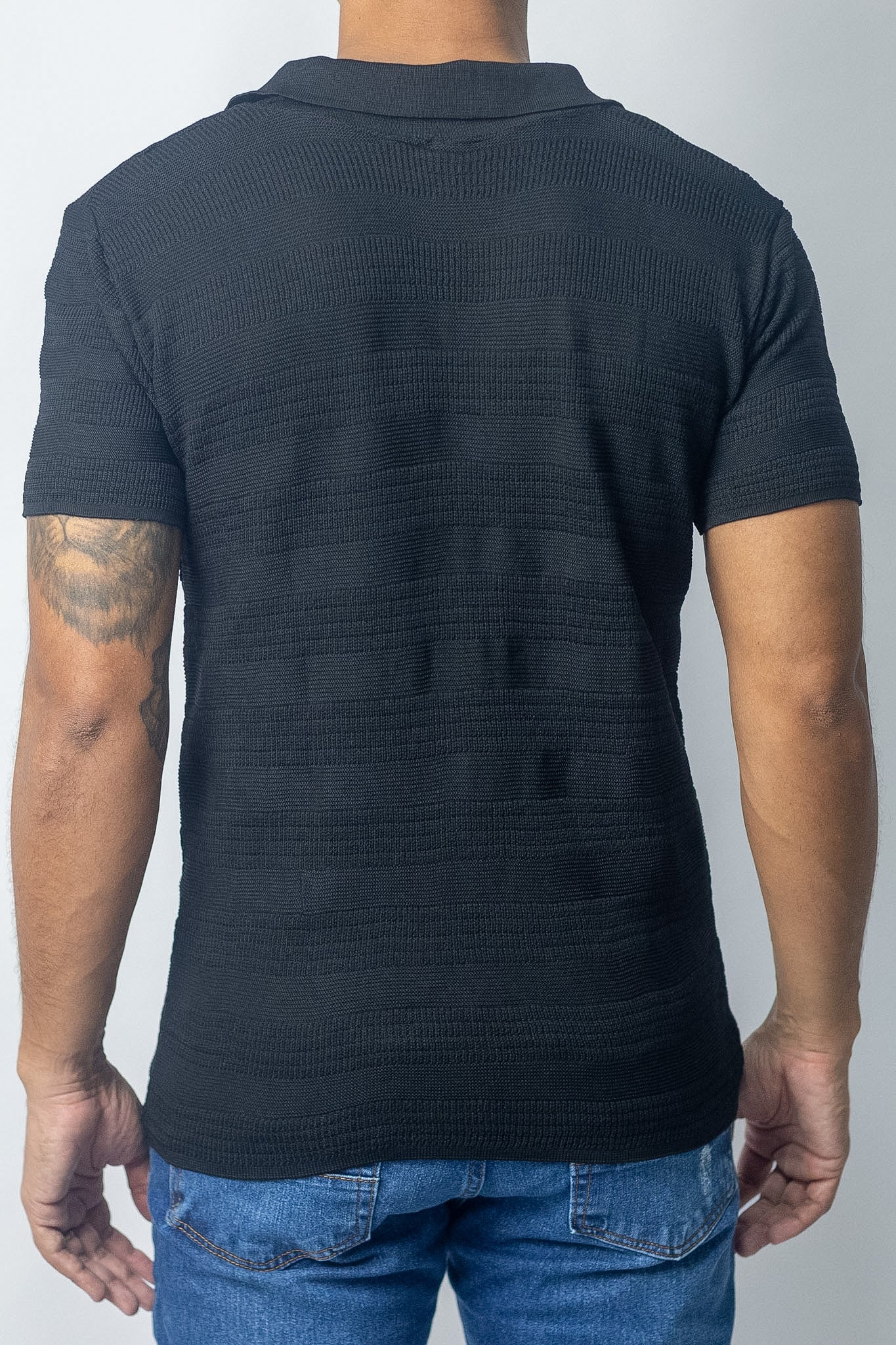 Camisa Polo Tricô Manga Curta Oborn