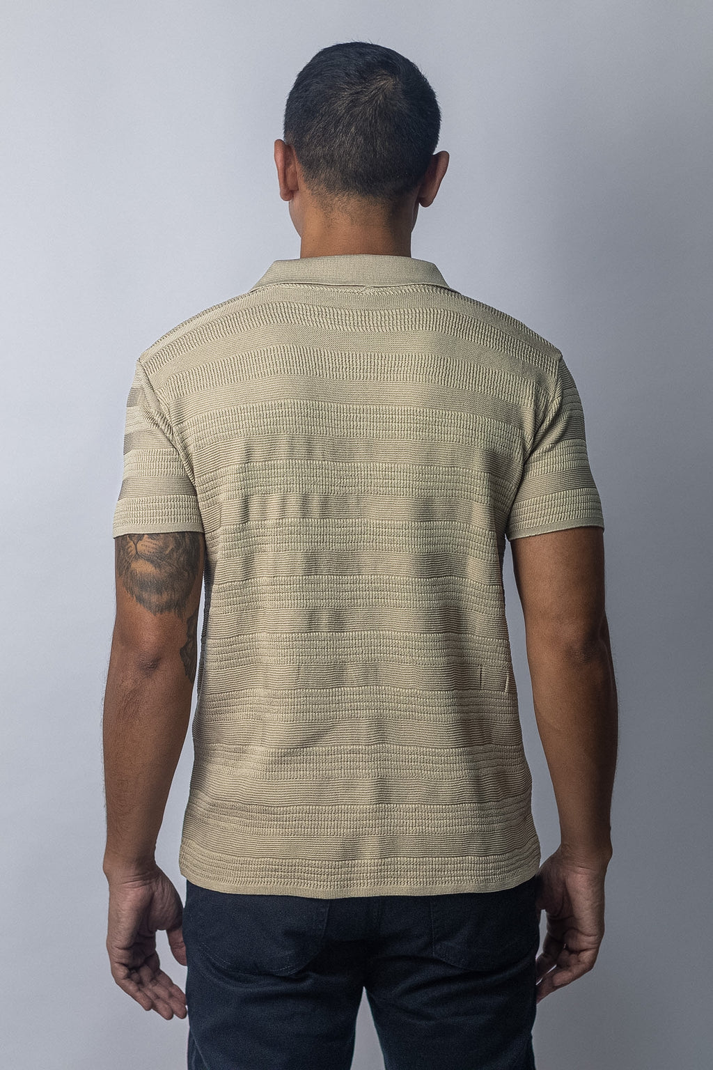 Camisa Polo Tricô Manga Curta Oborn