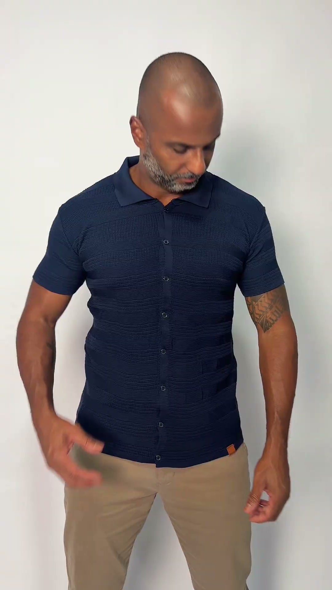 Camisa Polo Tricô Manga Curta Oborn
