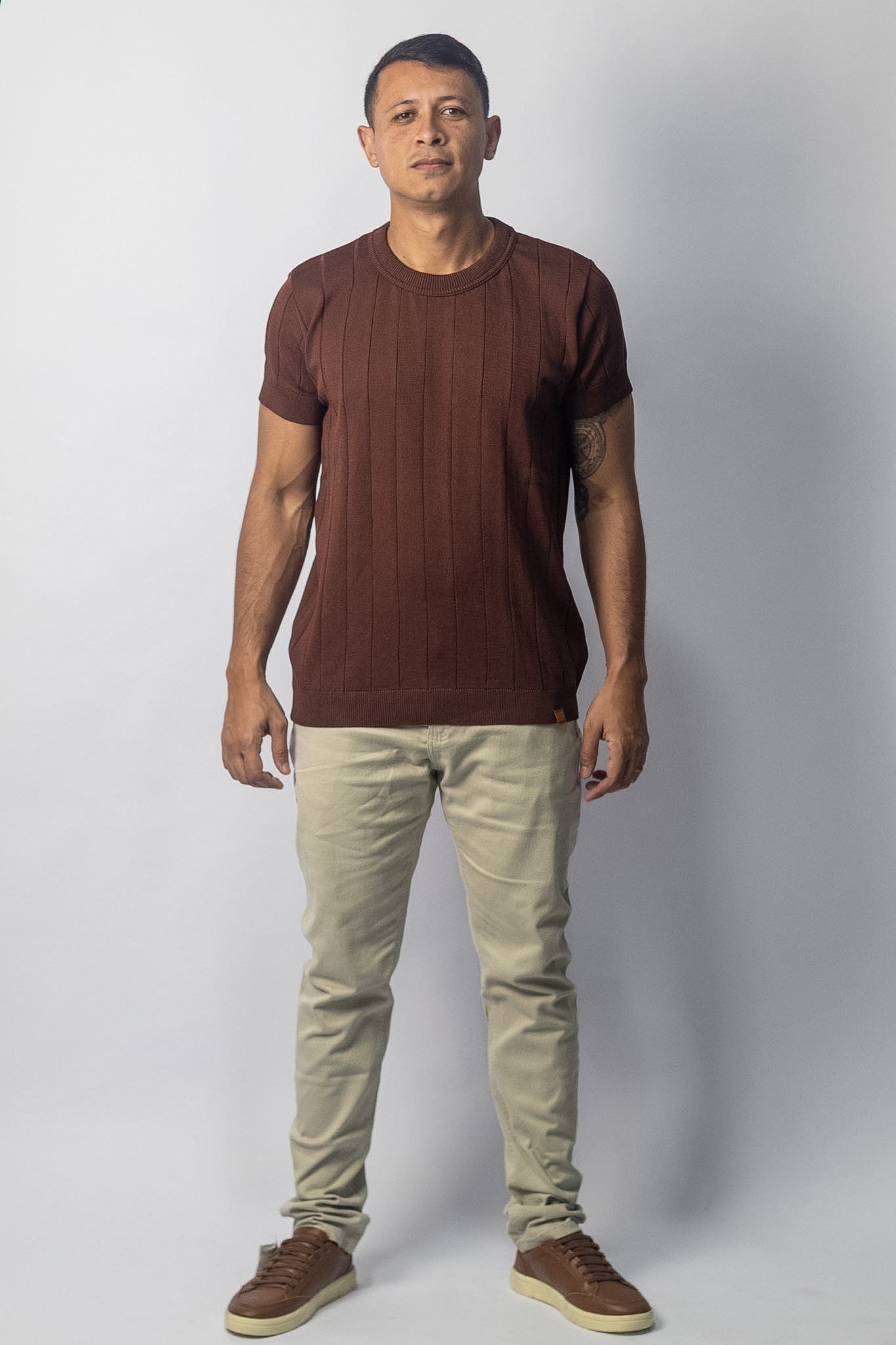 Camisa Tricô Gola Careca Oborn