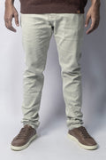 Calça Jeans Slim Bolso Aviador Areia - foto 1 de 4