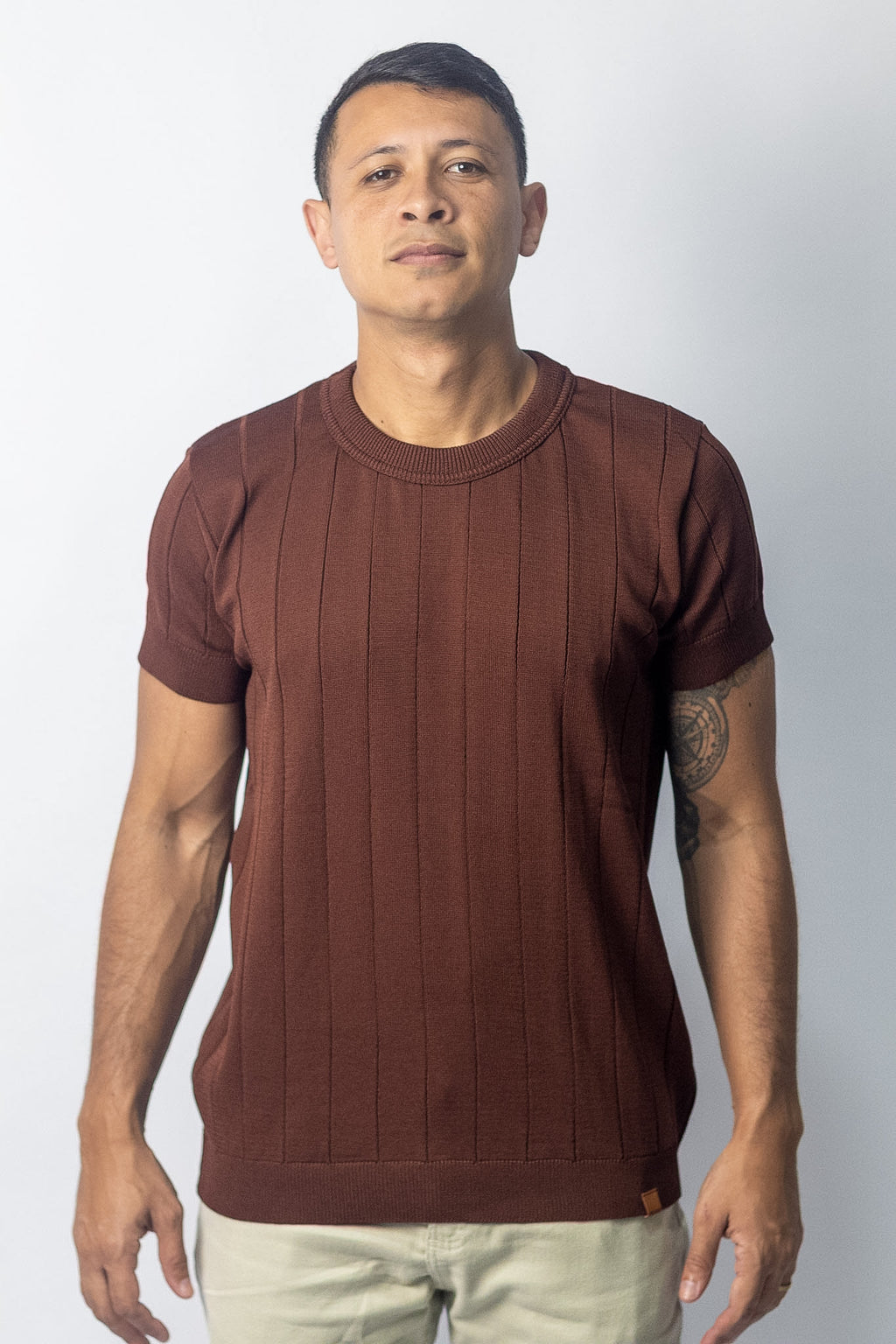 Camisa Tricô Gola Careca Oborn