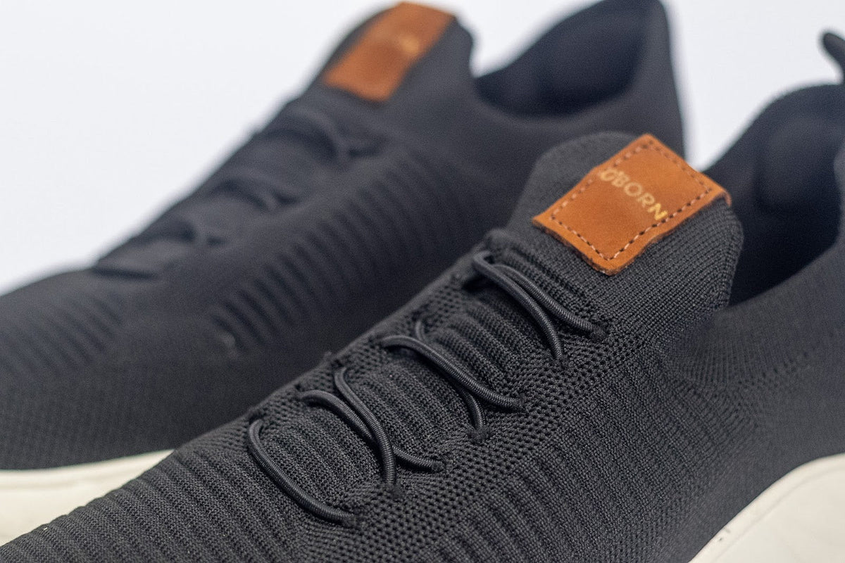 Tênis Knit Esportivo Preto - foto 3 de 5